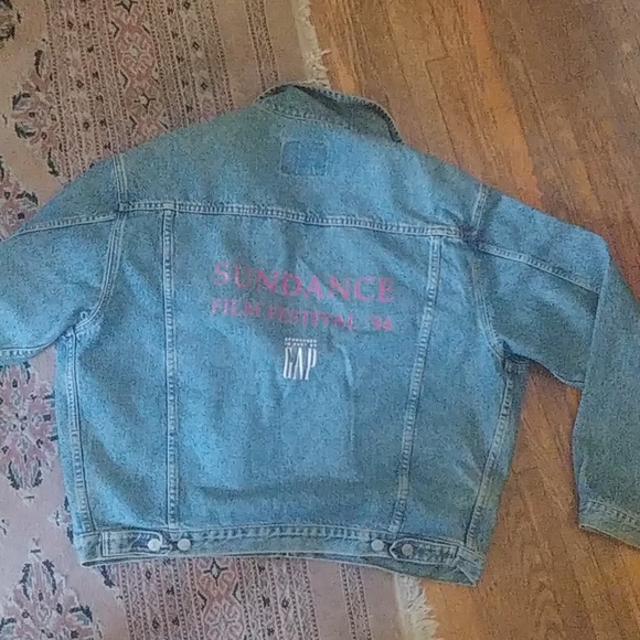 XL Sundance '94 Gap denim Jean jacket - Picture 2 of 4